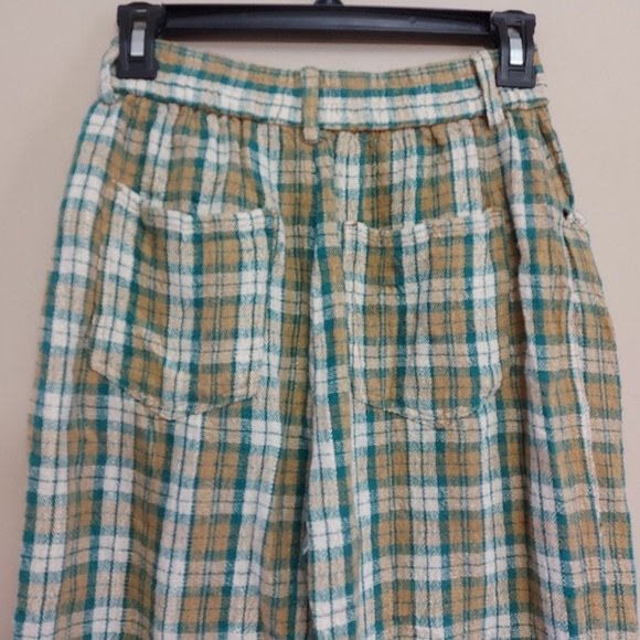 Urban Outfitters Kai Linen Plaid Baggy Pant - Picture 12 of 15
